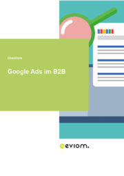 Checkliste eviom: Google Ads im B2B Titelbild Google Ads im B2B
