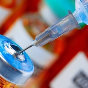 image of injection being done